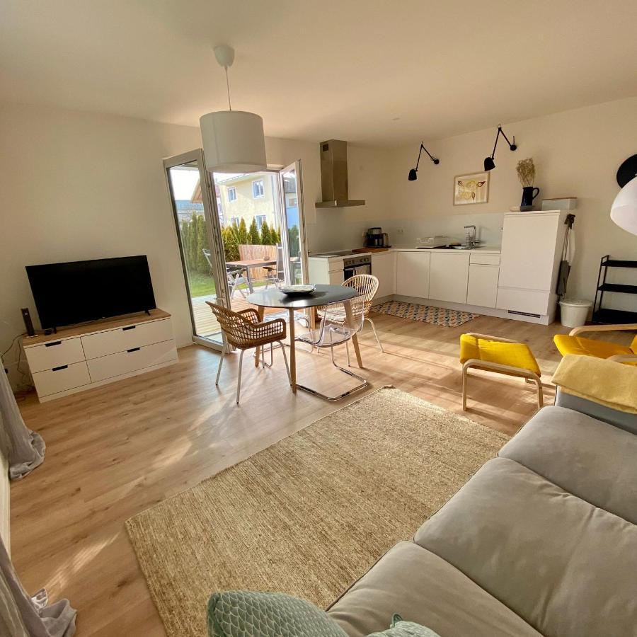 Ferienwohnung Am Bayrischen Meer Übersee Buitenkant foto